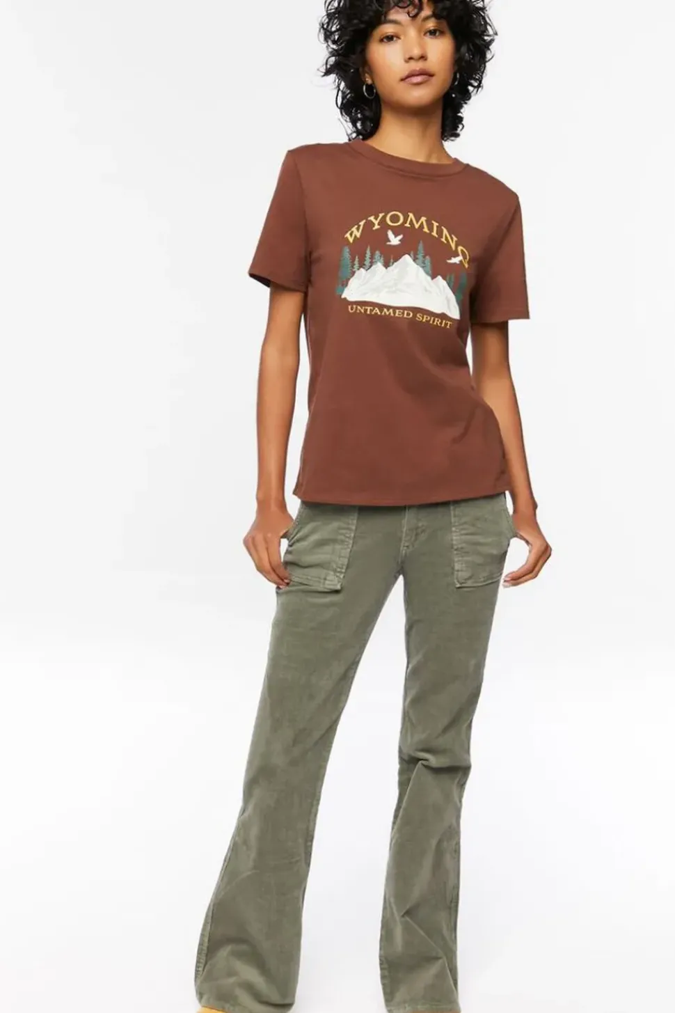 Organically Grown Cotton Wyoming Graphic Tee