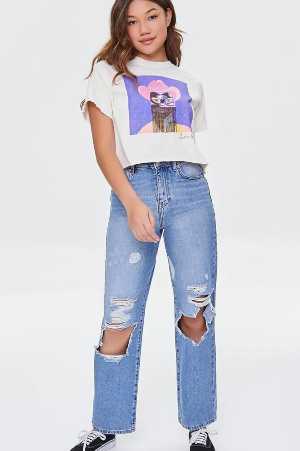 Orville Peck Graphic Raw-Cut Tee