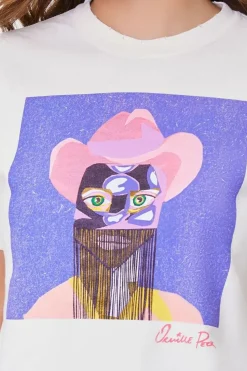 Orville Peck Graphic Raw-Cut Tee