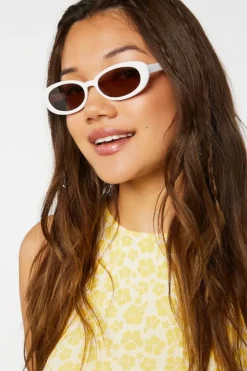 Oval Tinted Sunglasses