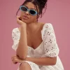 Oval Tinted Sunglasses