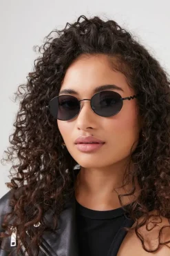 Oval Tinted Sunglasses