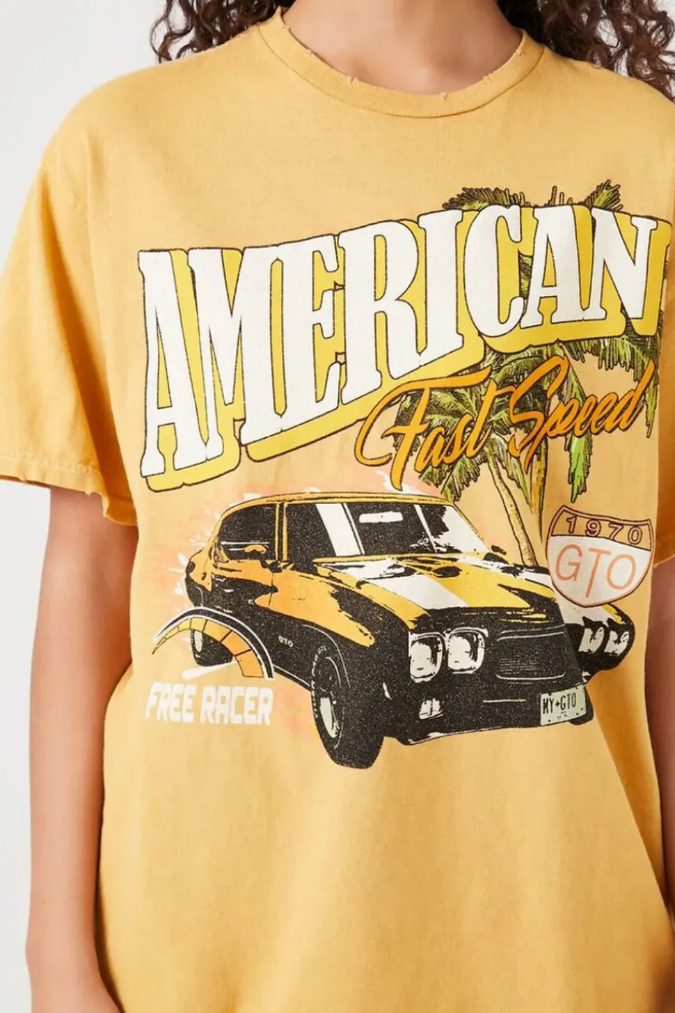 Oversized Fast Speed Graphic Tee