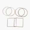 Oversized Geo Hoop Earring Set