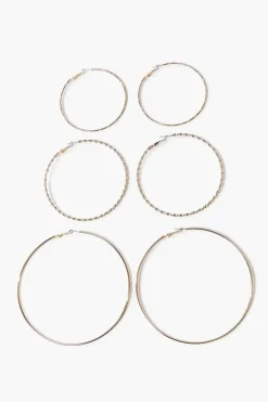 Oversized Hoop Earring Set