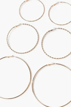 Oversized Hoop Earring Set