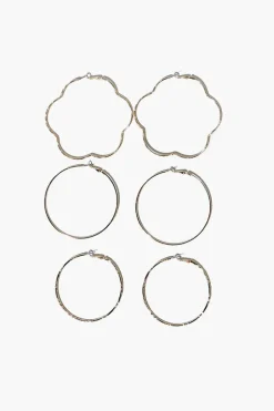 Oversized Hoop Earring Set