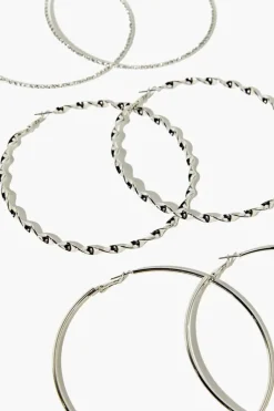 Oversized Hoop Earring Set