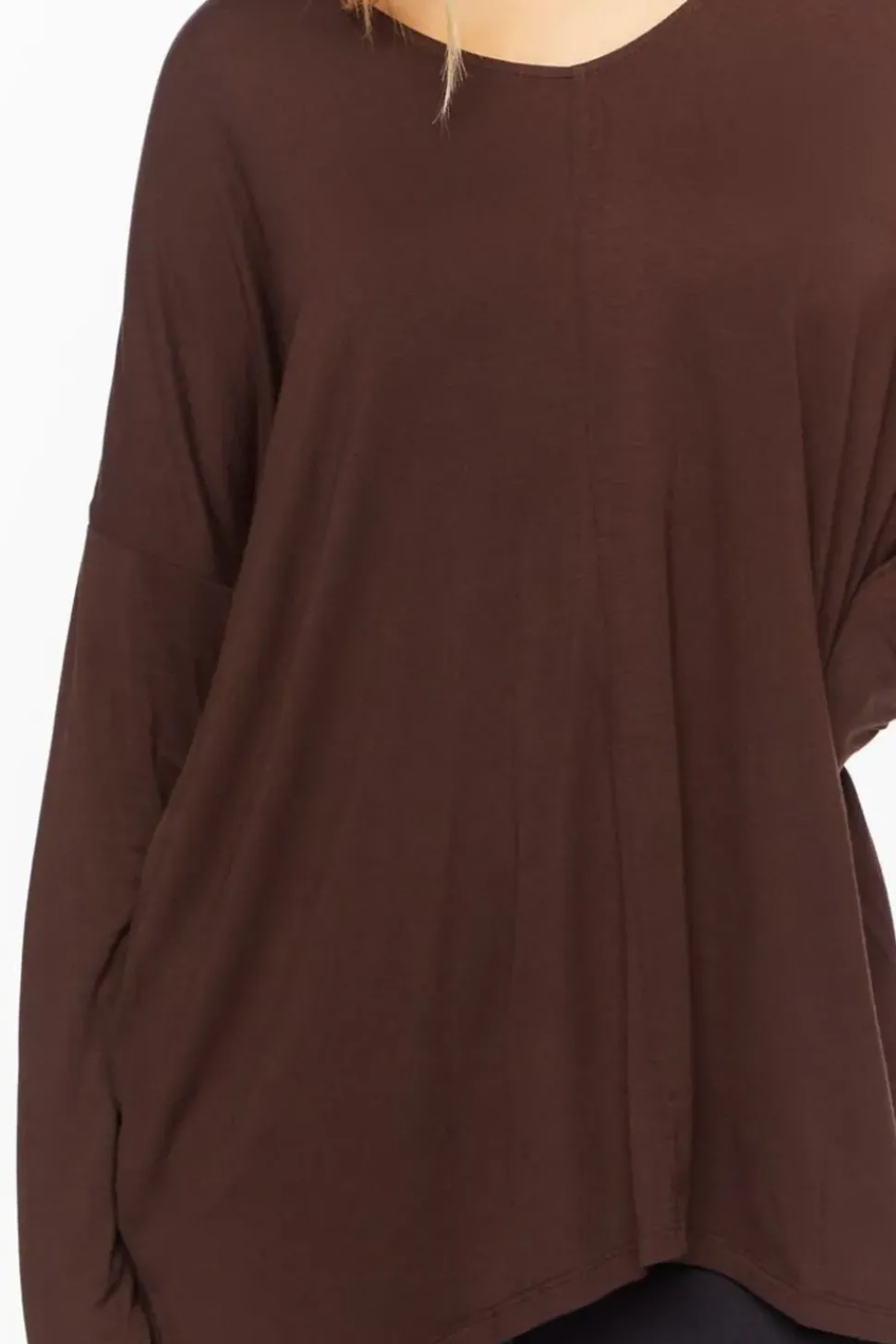 Oversized Long-Sleeve Top
