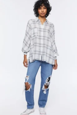 Oversized Plaid Shirt