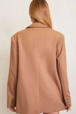 Oversized Single-Breasted Blazer