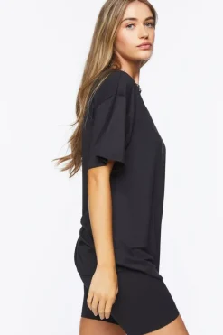 Oversized Tee & Biker Short Set