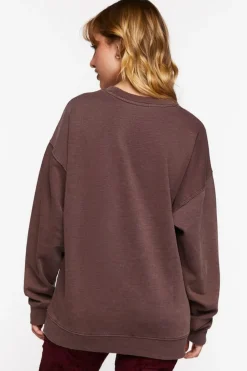 Oversized Whitney Houston Graphic Pullover
