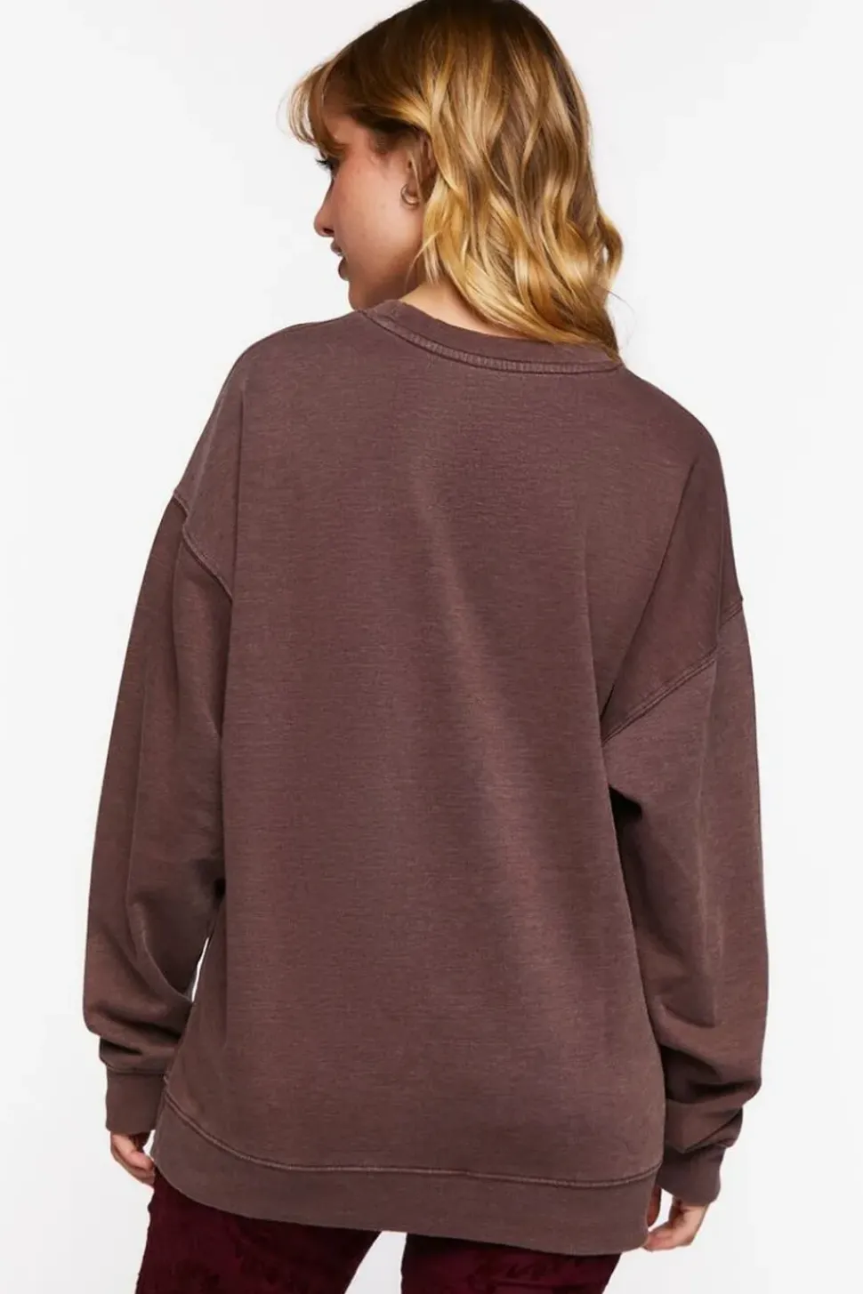 Oversized Whitney Houston Graphic Pullover
