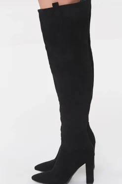 Over-The-Knee Block Heel Boots