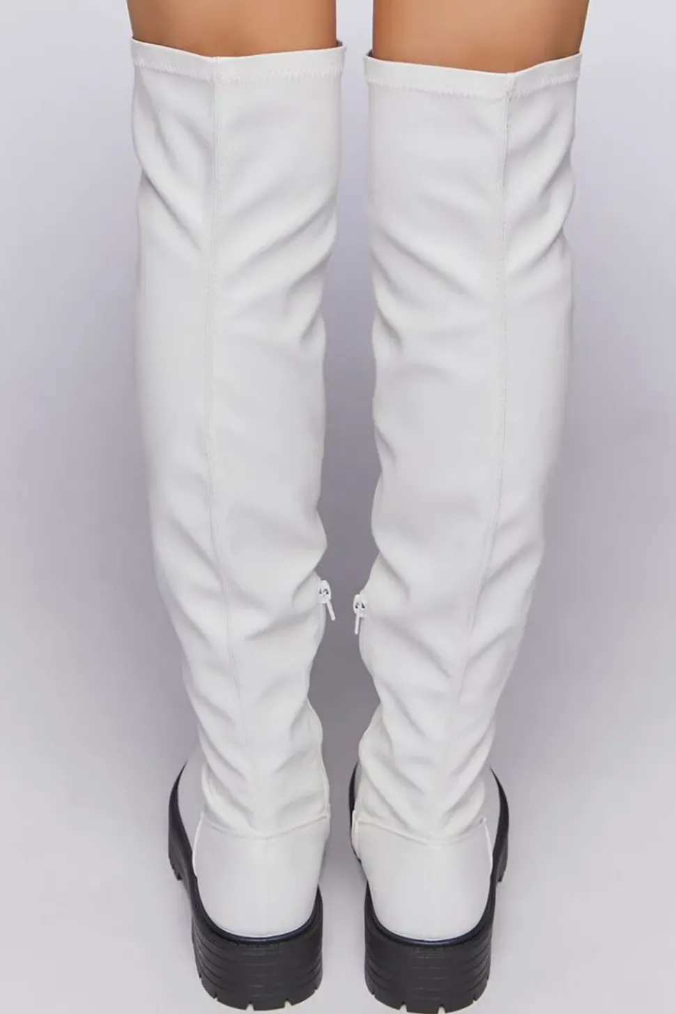 Over-The-Knee Lug-Sole Boots