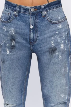 Paint Splatter Cargo Jeans