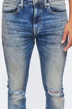 Paint Splatter Skinny Jeans