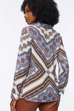 Paisley Print Buttoned Shirt