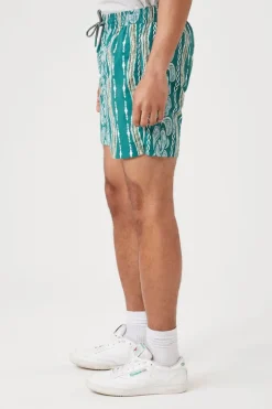 Paisley Print Swim Trunks