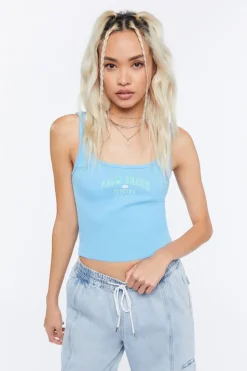 Palm Beach Cropped Tank Top