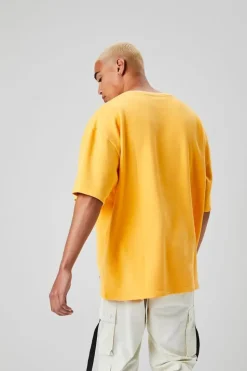 Palm Tree Patch Short-Sleeve Sweatshirt