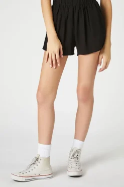 Paperbag High-Rise Shorts
