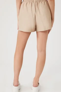 Patch-Pocket Pull-On Shorts