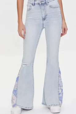 Patchwork Flare Jeans