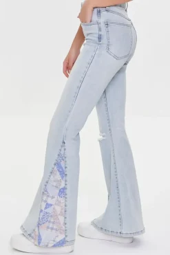 Patchwork Flare Jeans