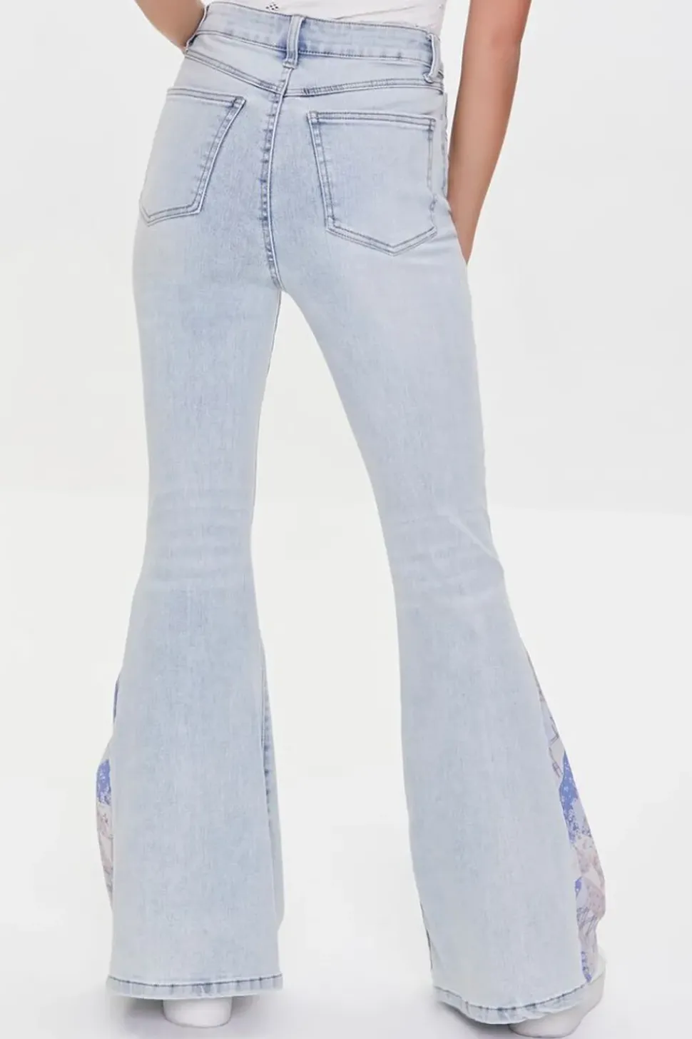 Patchwork Flare Jeans