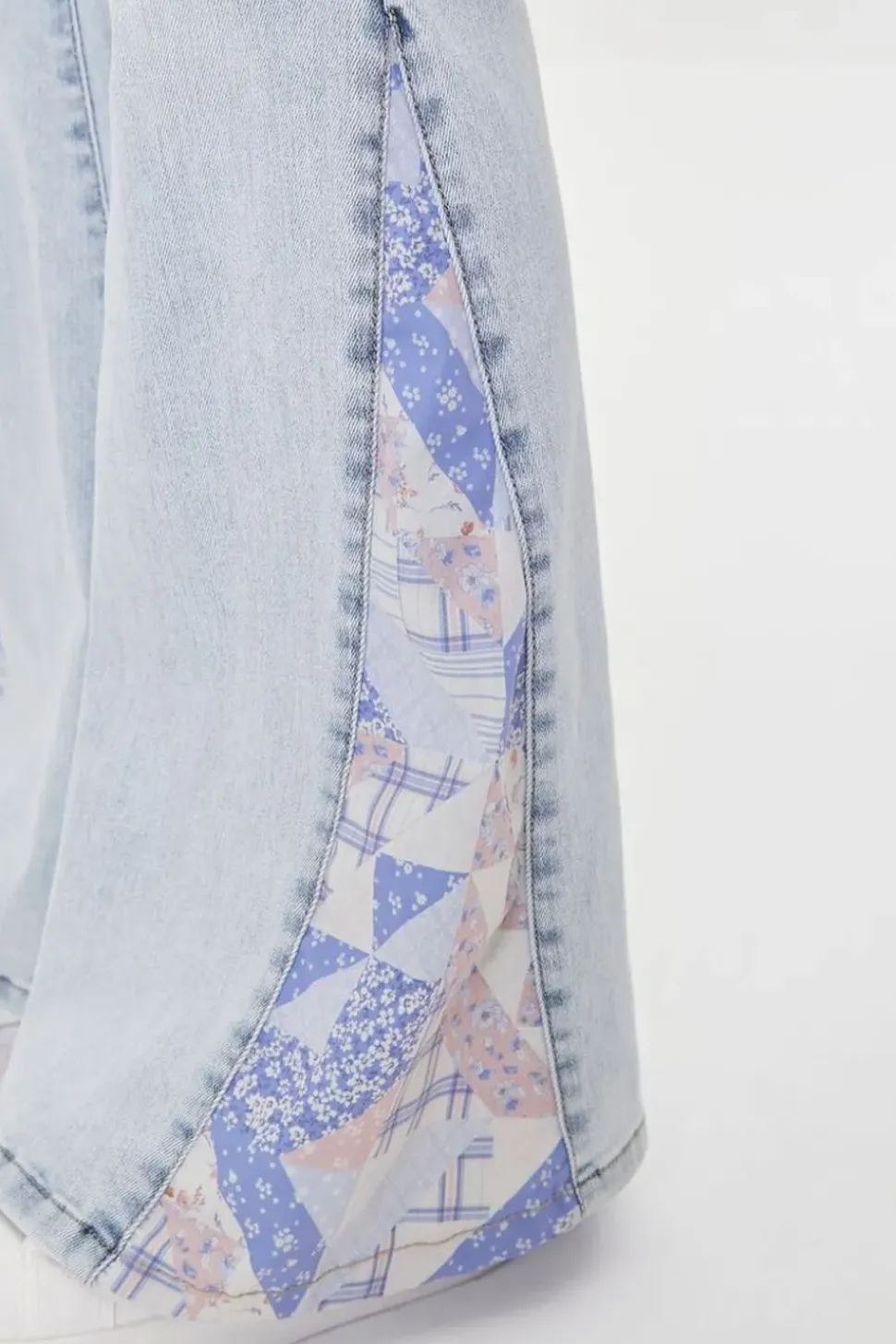 Patchwork Flare Jeans