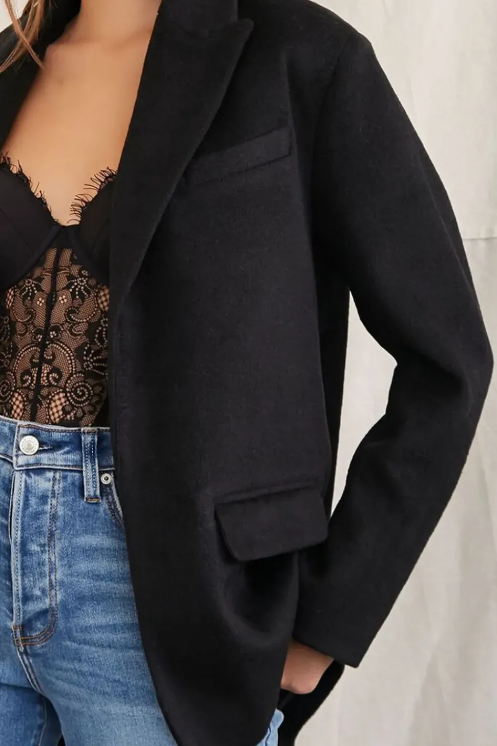 Peak Lapel Blazer