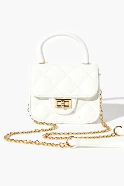 Pebbled Vinyl Mini Crossbody Bag