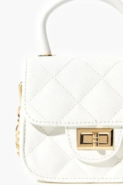 Pebbled Vinyl Mini Crossbody Bag
