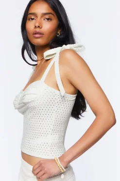 Perforated Tie-Strap Cami
