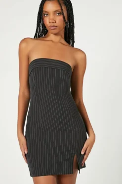 Pinstriped Mini Dress
