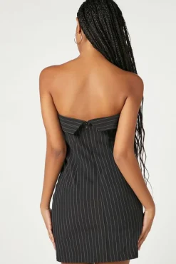Pinstriped Mini Dress