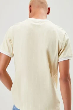 Pinstriped Ringer Tee