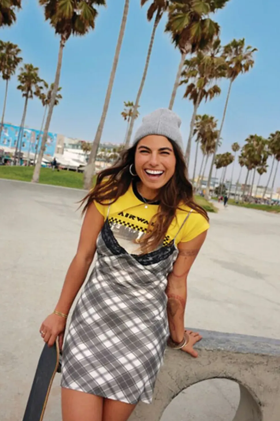 Plaid Cami Mini Dress