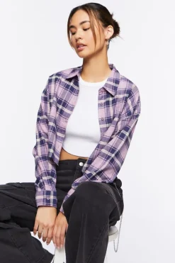 Plaid Cropped Shirt