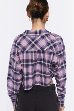 Plaid Cropped Shirt