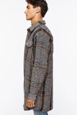 Plaid Longline Shacket