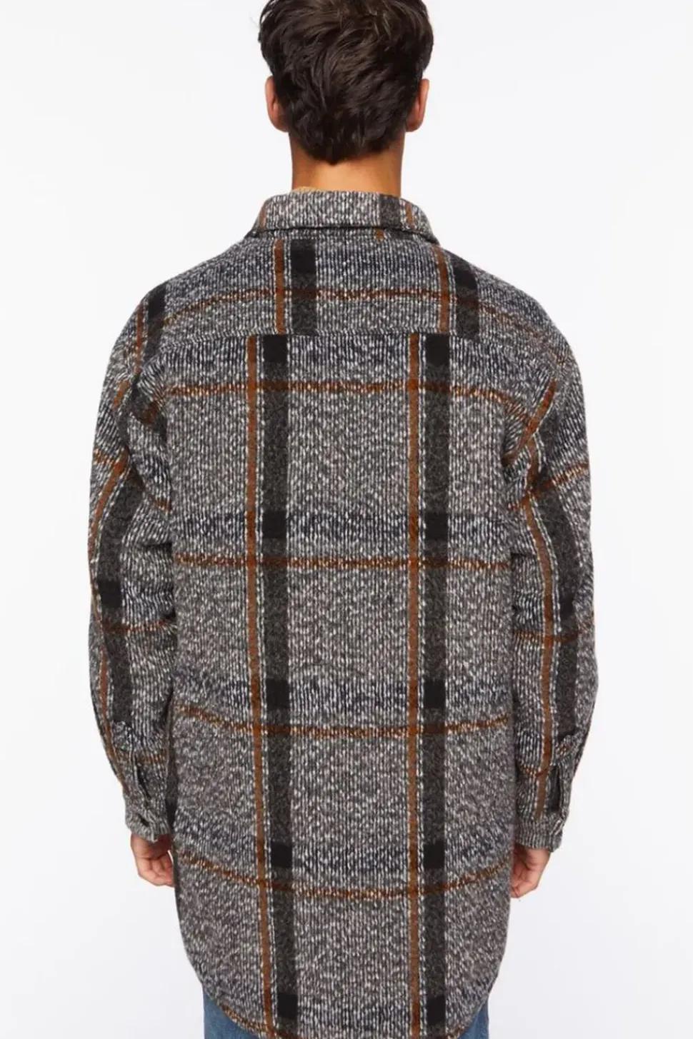 Plaid Longline Shacket