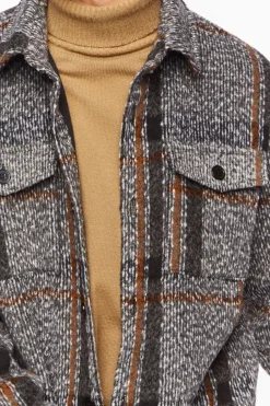 Plaid Longline Shacket