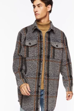 Plaid Longline Shacket