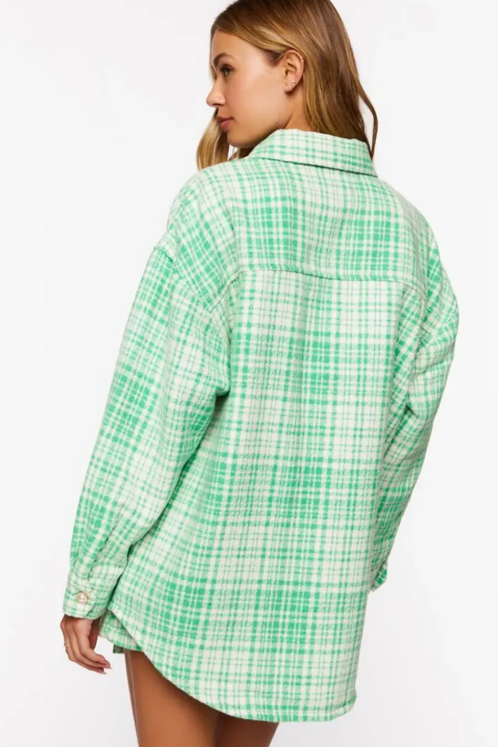 Plaid Longline Shacket