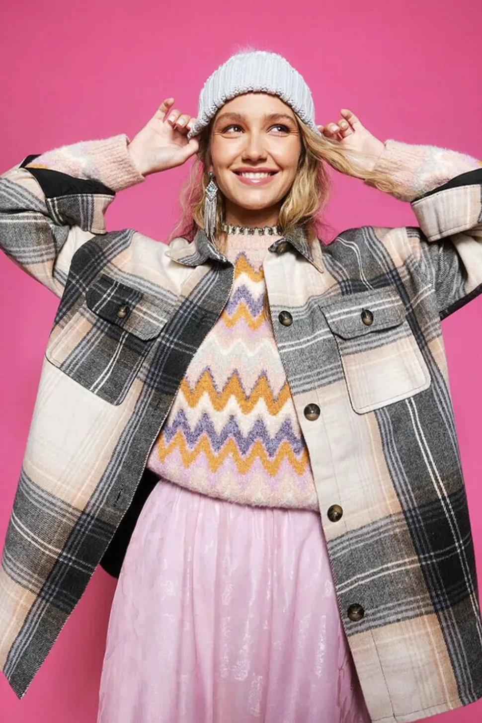 Plaid Oversized Shacket