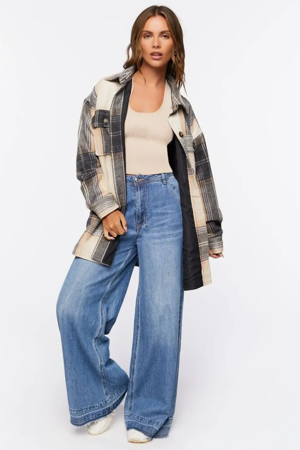 Plaid Oversized Shacket