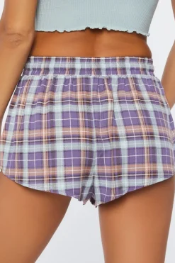 Plaid Pajama Shorts